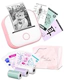 Memoking Mini Sticker Printer - T02 Mini Thermal...