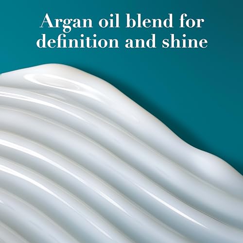 Image of OGX Argan Oil of Morocco Curl-Defining Styling Cream, Anti-Frizz Curl Cream for Curly Hair & All Textures, Cold-Pressed Argan Oil, Paraben-Free, Sulfate-Free Surfactants, Curly Hair Products, 6 oz