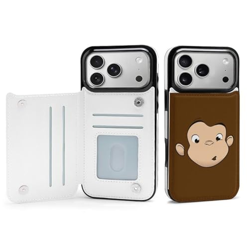 手帳型 おさるのジョージ (9) 対応 iPhone 17 Pro Max ケース カード収納 スマホケース 財布型 携帯ケース 軽量 全面保護 スタンド機能 おしゃれ お祝いギフト