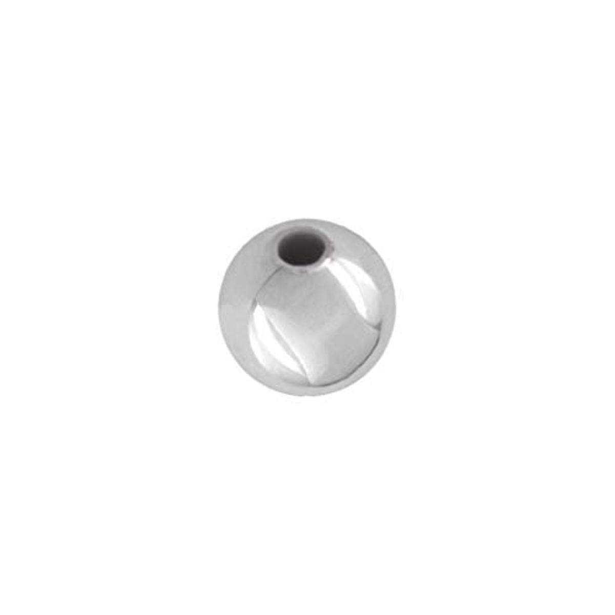 Lindy Beads - Silver Metallic - 6 mm