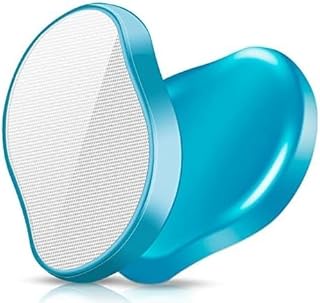 Pipihome Crystal Hair Eraser, Magic Crystal Hair Removal Stone, Nano Painless Skin Epilator Device for Men and Women, Fast & Easy Hair Removal Exfoliator Tool, Soft Silky Smooth Hair Eraser (Blue)