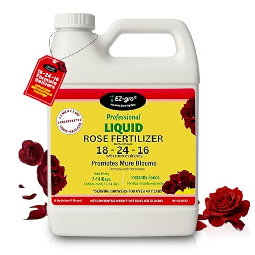 EZ-gro 18-24-16 Rose Fertilizer - Liquid Fertilizers for Indoor Plants | Liquid Plant Food...