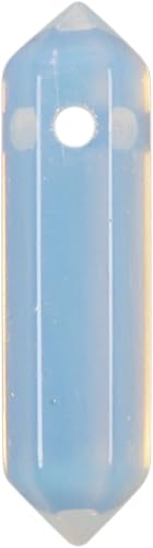 Vista 176 de Cuarzo rosa de 1.28 pulgadas (1.260 in) con piedras preciosas naturales hexagonales para hacer joyas, cuentas de curación de reiki de chakras