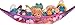 Toy Storage Net for Stuffed Animals - Top Quality Hammock by Kidde Time (Pink)
