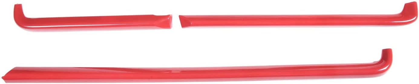 TOYCIDFG Car Dashboard Panel Cover Trim Compatible with Chevrolet Corvette C8 Z06 2020-2025, Car Interior Center Console Kit Decoration Accessories (Red UV)