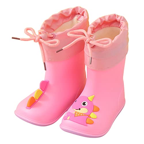 Girls Mukluk Boots Plush Children Water Shoes EVA Soft Outdoor Kids Rain Boots