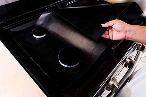 Non-Stick Premium Quality Oven Liner (3- Pieces Set) | Easy To Clean Oven Liners For Bottom Of Electric oven | Heat Resistant Silicone Oven Liner | Reduce Spills and Stuck Food Oven Mat
