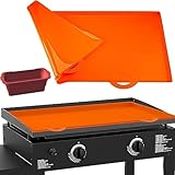 Silicone Griddle Mat Cover for Blackstone: 17 Inch Reusable Heavy Duty Food Grade Silicone Mat - Grill Cover for Outdoor - Protect Your Griddle from Dirt & Rust All Year Round