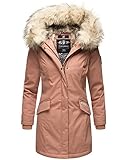 Stilvoller, eleganter Damen Premium Winter Parka mit Kapuze und XXL Kunstfellbesatz. Das dezente, zeitlose Design des Wintermantels wird durch den kuscheligen und großen Kunstpelz an der Kapuze dominiert. Das flauschige Kunstfell schmiegt sich wärmend und dekorativ um das Gesicht- perfekt für kalte Tage. Der Kunstfellkragen ist abnehmbar- man kann zwischen einem eleganten Look mit Kunstpelz oder einer schlichteren Variante je nach Lust und Wetterlage wählen. Der vegane Winter Parka ist mit einem auffallend, pelzfreien Kunstfellbesatz an der Kapuze ausgestattet, der dem veganen Wintermantel einen Hauch von Luxus verleiht.