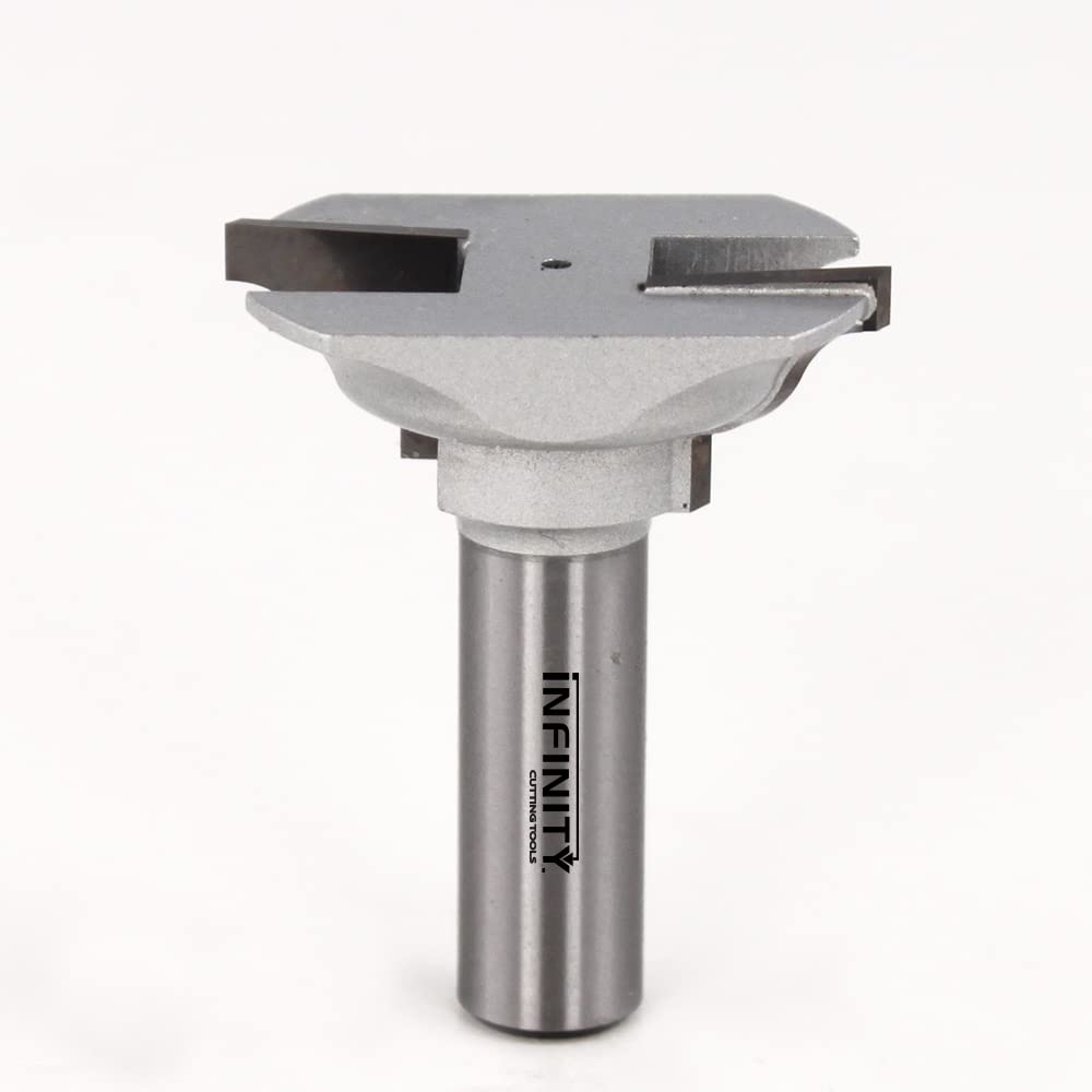 Infinity Cutting Tools 1/2" Shank, Extended Tenon Cutter for Ogee Interior & Exterior Door Router Bit Set, 1-3/4" C.D. x 5/8" C.H.| Carbide Tip | Heavy-Duty | For Handheld Or Table Mounted Wood Router