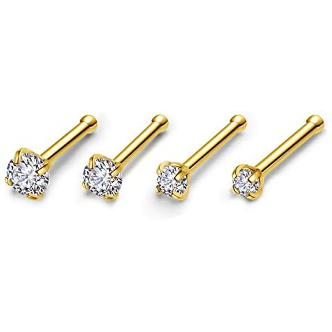 PiercingJak 4 Pcs Piercings Nez Cover