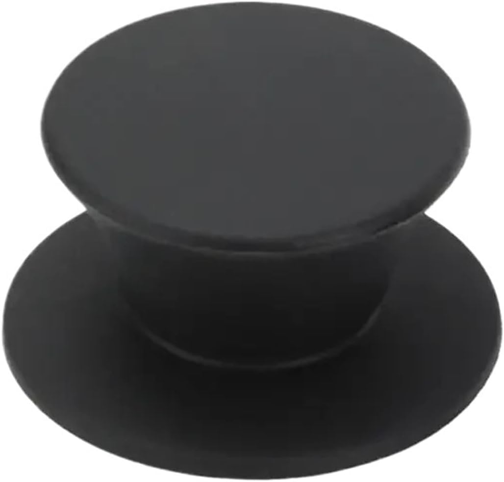 Gkirqvpe Svart Pot Lid Knob, Pot Lid Knob Silicone Handle Replacement Pack Of 5 Multicolor(Svart)