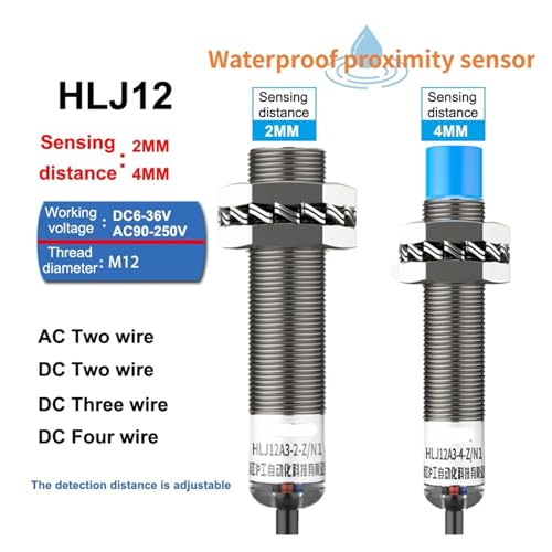 Interrupteur de proximité étanche et résistant à l'huile avec détection M12 4mm - 3