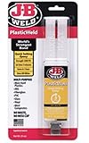 J-B Weld 50132 PlasticWeld Quick-Setting Epoxy Syringe - Dries Off-White - 25 ml