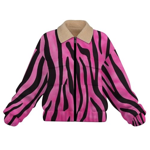 Chaqueta de forro polar para mujer abrigo grueso y suave de felpa con cremallera 5