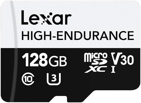 Lexar - Tarjeta microSDHC de alta durabilidad UHS-I Clase 10 4K m...
