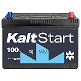 KaltStart BATTERIEN ASIA A100R Autobatterie 12V 100Ah 830A/EN Starterbatterie Plus-Pol Rechts 30% mehr Startleistung ersetzt 95Ah