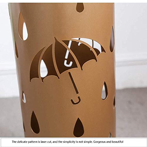 Porte-parapluies anti gouttes blanc pour protéger les sols de restaurant - 6