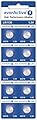 EVERACTIVE AG10 G10 LR1130 LR54 1.5V 70mAh button cell battery - 1x Blister