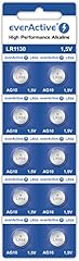 EVERACTIVE AG10 G10 LR1130 LR54 1.5V 70mAh button cell battery - 1x Blister