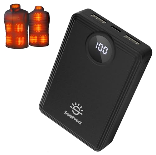 Soleilwear Power Bank para Chaleco Calefactable 12000mAh