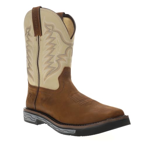 Mens Walnut 12 Inch Electrical Wide Soft Toe Work/Duty - Brown - Size 9.5 D2