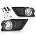 AUTOSAVER88 Fog Lights H10 12V 42w Halogen Lamp For Dodge Charger 2011 2012 2013 2014 (Clear Lens with Bulbs & Wiring Harness,Lamp Molding Bracket) Do not Compatible with SRT8 models