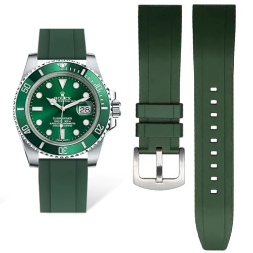 Bracelet de montre fluorocarbone FKM premium et souple pour montres de luxe