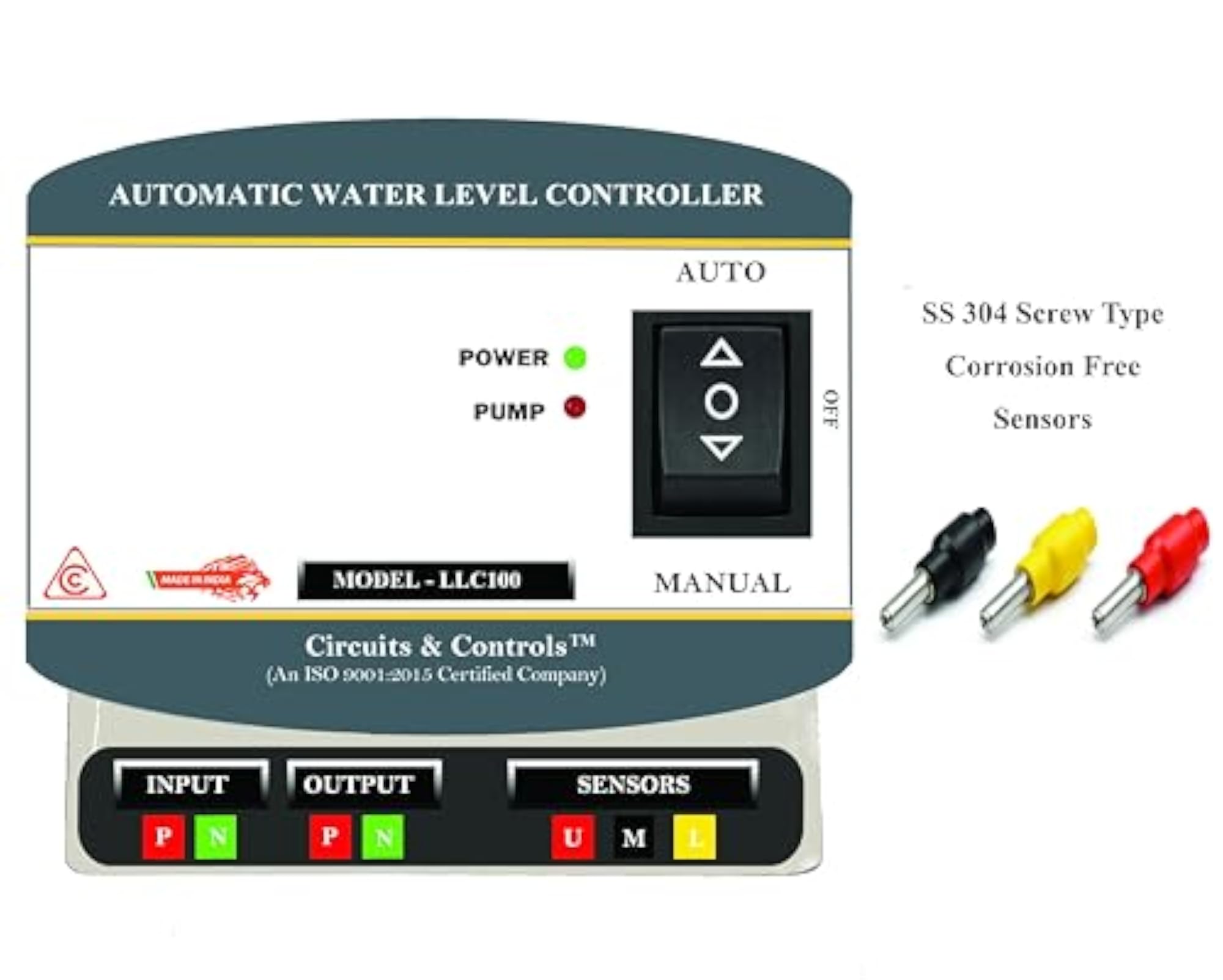 Fully Automatic Water Level Controller for Overhead Tank