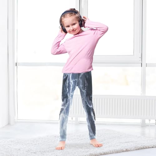 Animal Wildlife Wolf Girls Casual Leggings for Kids Printed Long Pant Bottoms Stretch and Soft4