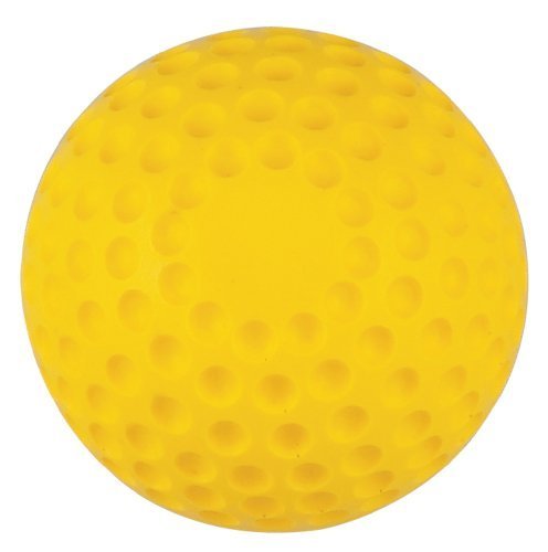 Markwort Pitching Machine Baseball With Dimples, Yellow, 9-Inch (Dozen) #TOP26