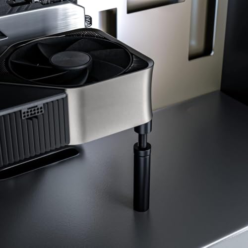 Image of Hodaqe GPU Support Bracket, Adjustable with Magnetic Base, Black