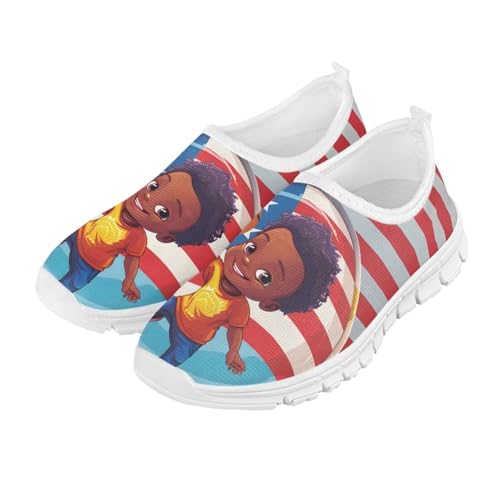 Kids Boys Girls Wide Barefoot Shoes Lightweight Slip-On Baby First Walker Sneakers Soft Anti-Slip Shoe for Party Size 11-15 White Sole2