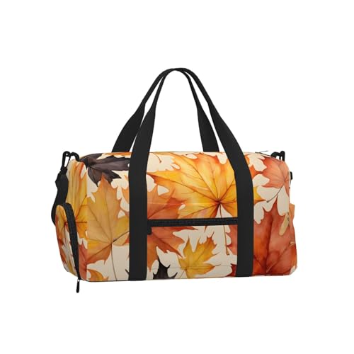 Bolsa de lona de viaje inspirada en el otoño para desconectar y viajar con estilo único