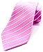 Scott Allan Mens Striped Tie - Pink/White