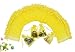 Wuligirl 100 PCS Yellow Sheer Organza Drawstring Pouch Jewelry Marbles Coins Wedding Party Candy Bag Gift Festival Gift Bags(100 pcs Yellow, 4x6")