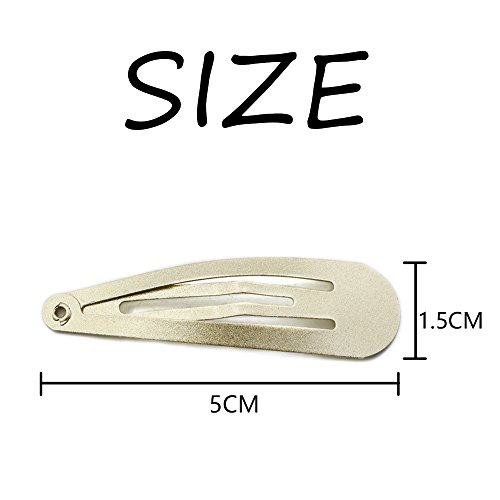 Dofash 3Cards Women's Hair Styling Set - Bobby Pins Hair Pins 60Pcs+Hyper Elastics Hiar Ties 30Pcs+Snap Hair Clips For Thick Hair 12Pcs (Blonde) #TOP2