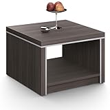 Photo Gallery r.o.f, tavolino da caffè quadrato in rovere grigio, 600 mm, struttura mfc con bordo in pur – mobili moderni per ufficio e soggiorno Photo Gallery r.o.f, tavolino da caffè quadrato in rovere grigio, 600 mm, struttura mfc con bordo in pur – mobili moderni per ufficio e soggiorno