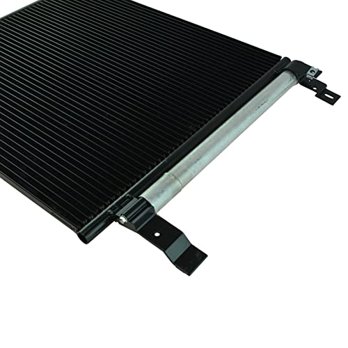 Image of TRQ A /C Condenser and Receiver Drier Assembly Compatible with 2011-2016 Cadillac SRX 2010 SRX From 6 /07 /10 Production Date