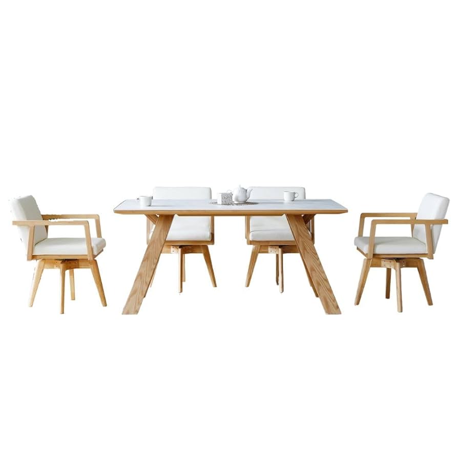 ダイニングテーブル　イス（4脚） テーブル・チェア4脚セット 57279 アンティーク家具 ウェブ