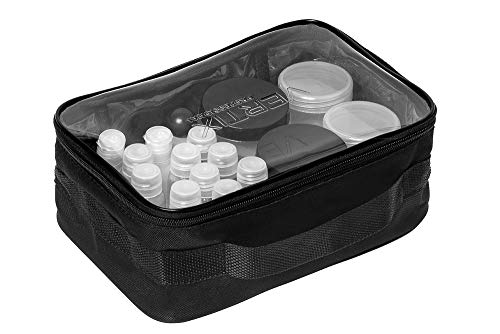 Necessaire Vertix, Vertix, Preta/Transparente