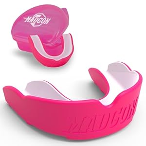 MADGON Mundschutz für ideale Atmung & leicht Anpassbar | Sport Zahnschutz für Kampfsport MMA Boxen Kickboxen - Erwachsene