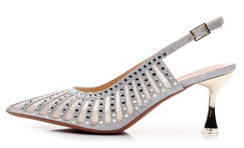 VenusCelia Women's Graceful Lady Slingback Pump Shoe2