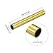 uxcell Brass Tube, 13mm OD 0.5mm Wall Thickness 100mm Length Round Pipe Tubing for Industry, DIY Projects 2 Pcs