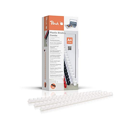 Peignes en plastique A4 Peach PB412-01 reliants 95 feuilles avec fluidité et robustesse