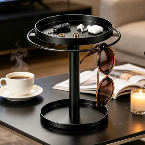Support lunettes de table et montre avec plateau pour bagues - 7