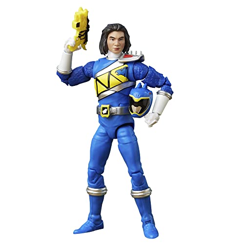 Power Rangers Lightning Collection Dino Charge Blue Ranger 6-inch Action Figure, Toys and Action Figures for Kids Ages 4 and Up by Power Rangers - Used condition - US$14.78