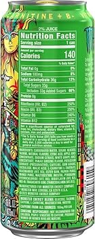 Image of Monster Juice Rio Punch Energy Drink, Tropical Fruit Blend with Taurine & B-Vitamins, Refreshing Boost of Energy & Exotic Flavor, 500ml