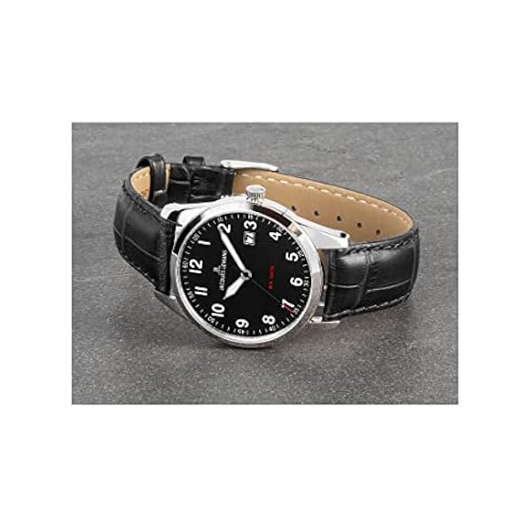 JACQUES LEMANS Analog mitten av 31317, svart/vit, remsa