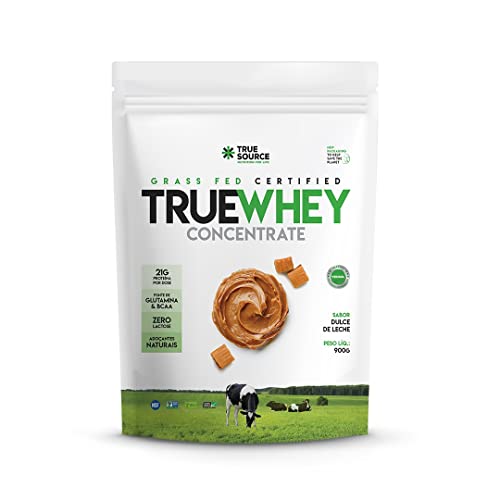 True Source True Whey Concentrate - 900G Refil Doce De Leite